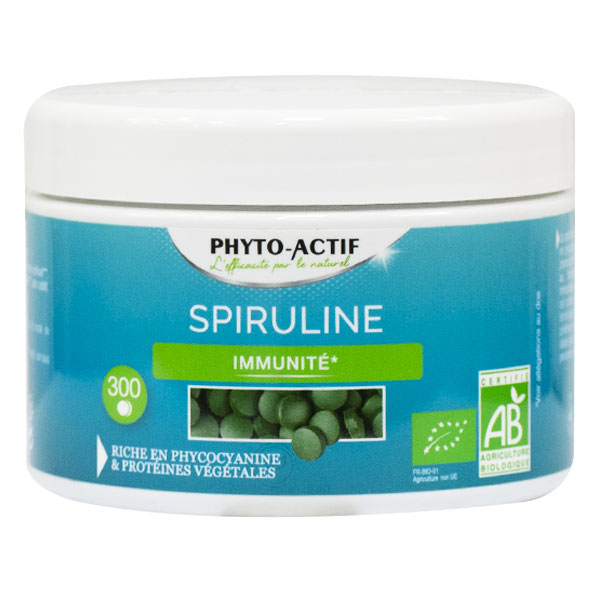 Phyto-Actif Phytoactif Spiruline Bio 300 comprimés