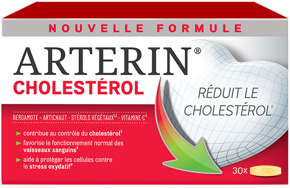 Arterin Cholestérol Avec Actifs d'Origine Naturelle 30 Comprimés