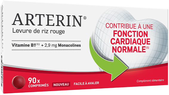 Arterin Levure de Riz Rouge 2,9 mg 90 Comprimés