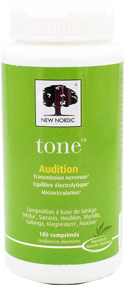 New Nordic Audition Tone 180 comprimés