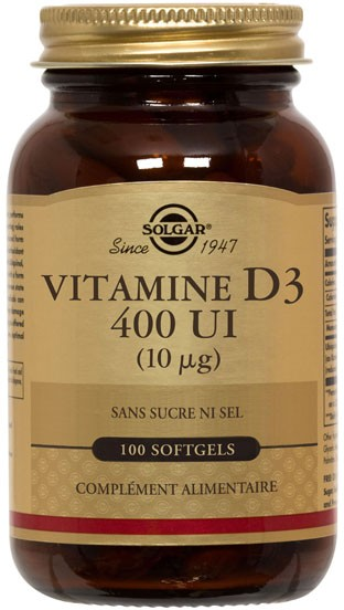 Solgar Vitamine D3 - 100 Softgels