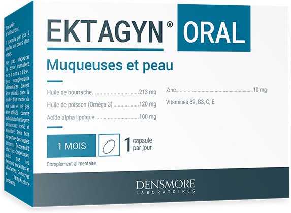 Densmore Ektagyn Oral ancien Suvéal Sicca Pour la peau & les Mucqueuses 1 mois