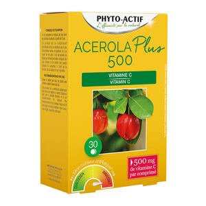 Phyto-Actif Phytoactif Acerola plus 500 2 x 15 comprimes a croquer