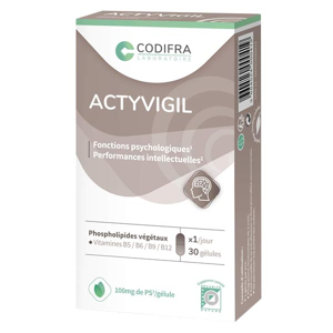 Codifra Actyvigil Performances Intellectuelles 30 gelules
