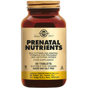 Solgar Prenatal Nutrients 60 comprimes