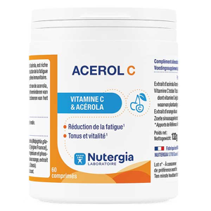 Nutergia Acerol C Vitamine C 60 comprimes