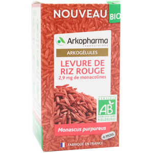 Arkopharma Arkogelules Levure de Riz Rouge Bio 120 gelules