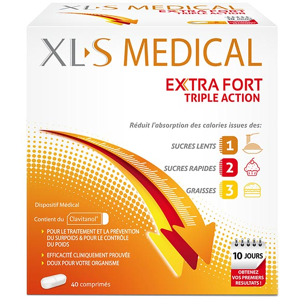 XLS Medical Extra-Fort Aide a la Perte de Poids 40 Comprimes