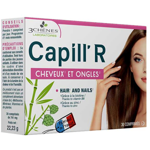 Les 3 Chenes Beaute Ongles & Cheveux Capill'R Cheveux et Ongles 30 comprimes