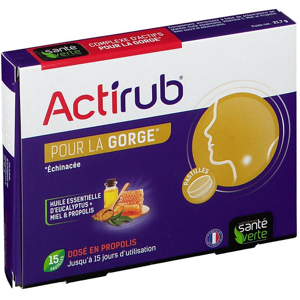 Sante Verte Actirub Pastilles 15 pastilles