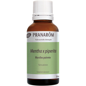 Pranarom Huile Essentielle Menthe Poivree Bio 30ml