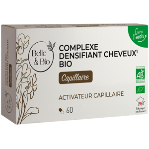 Belle & Bio Cheveux & Ongles Complexe Densifiant Cheveux Bio Cure 1 mois 60 gelules