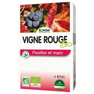 Biotechnie Vigne Rouge Bio Circulation 20 ampoules