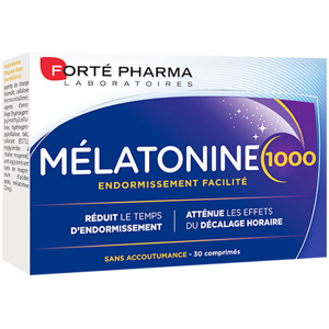 Forte Pharma Melatonine 1000 Sommeil 30 comprimes Endormissement Facilite