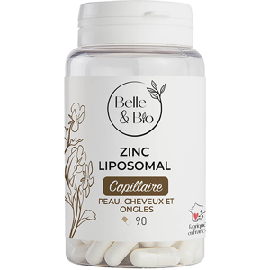 Belle & Bio Cheveux et Ongles Zinc Liposomal Cure 3 mois 90 gelules