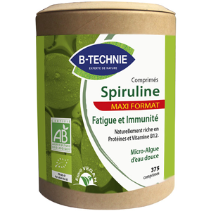 Biotechnie B-Technie Spiruline Maxi Format 375 comprimes