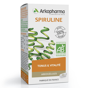 Arkopharma Arkogelules Spiruline Bio 45 gelules
