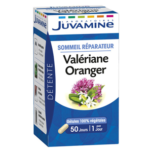 Juvamine Sommeil Reparateur Valeriane Oranger 50 gelules