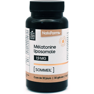 Nat & Form Melatonine liposomale sommeil 30 gelules