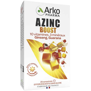 Arkopharma Azinc Boost 20 comprimes effervescents