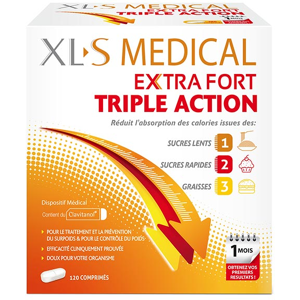 XLS Medical Extra-Fort Aide a la Perte de Poids 120 Comprimes