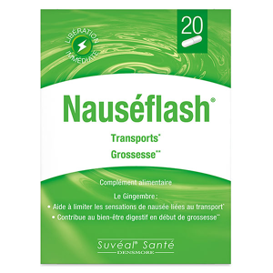 Densmore Nauseflash - Anti Nausee - Grossesse, Transport - 20 gelules