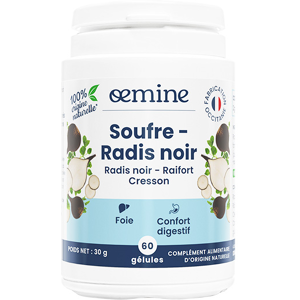 Oemine Soufre Radis Noir 60 gelules