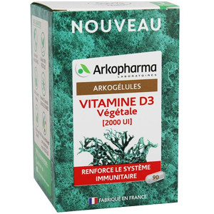 Arkopharma Arkogelules Vitamine D3 Vegetale 90 gelules