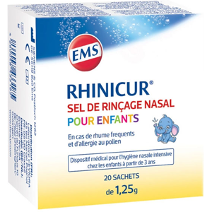 Rhinicur Sel De Rincage Nasale Enfants 20 x 1,25g