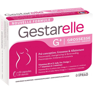 Gestarelle G+ Pre-Conception Grossesse Allaitement 30 capsules