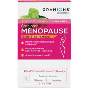 Laboratoire des Granions Granions Menopause 56 gelules