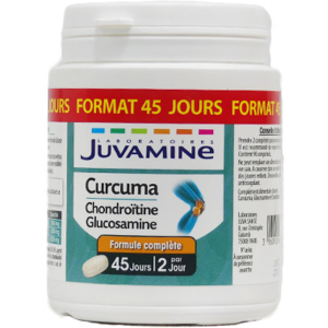 Juvamine Curcuma Chondroïtine Glucosamine 90 comprimes