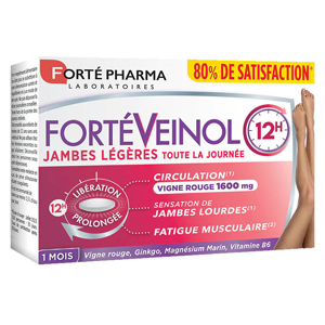 Forte Pharma Forteveinol Jambes Legeres Circulation sanguine 30 comprimes 1 mois