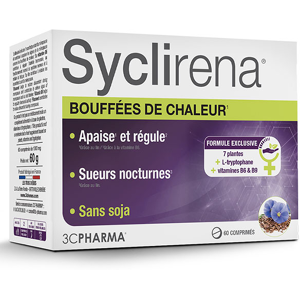 3C Pharma Syclirena Bouffees de Chaleur 60 comprimes