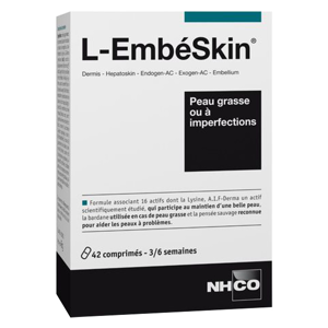 NHCO L-EmbeSkin peau grasse ou a imperfections 42 comprimes