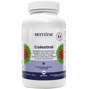 Oemine Colestrol Levure de Riz Rouge Cholesterolemie Normale 180 gelules