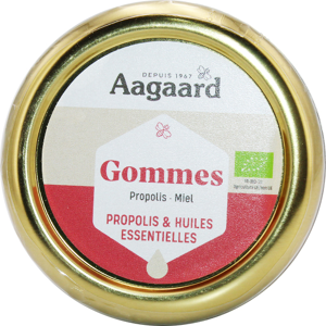 Aagaard Propolis Gommes Miel Propolis Bio 45g