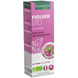 Santarome Bio - Bourgeon Figuier Bio - Gemmotherapie - Flacon de 30ml