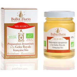 Ballot-Flurin Miel de Cure Preparation Dynamisee a la Gelee Royale Francaise Bio 125g