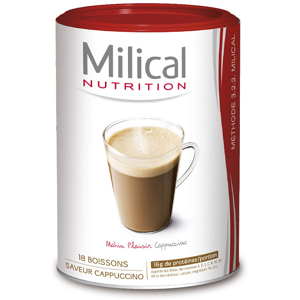 Milical Hyperproteine Boisson Saveur Cappuccino Format Eco 18 boissons