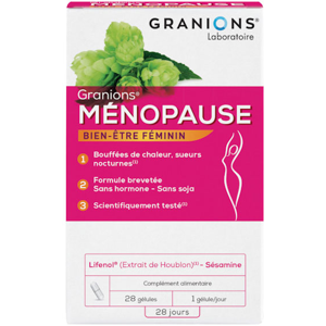 Laboratoire des Granions Granions Menopause 28 gelules