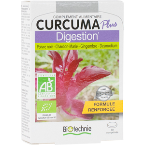 Biotechnie Curcuma Plus Digestion Bio 60 comprimes