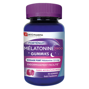 Forte Pharma ForteNuit Melatonine 1900 Gummies Sommeil Rapide 30 gommes