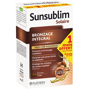 Nutreov Physcience Sunsublim Solaire Bronzage Integral 90 capsules