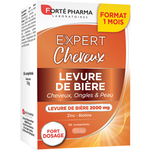 Forte Pharma Expert Levure de Biere Beaute Peau Cheveux Ongles 56 comprimes