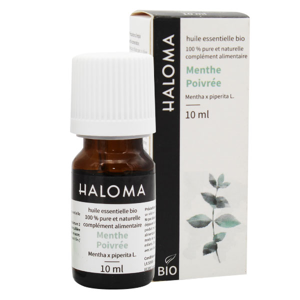 Haloma Huile Essentielle Menthe Poivree Bio 10ml