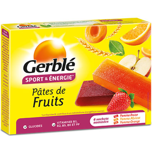 Gerble Sport Pates de Fruits 6 x 27g