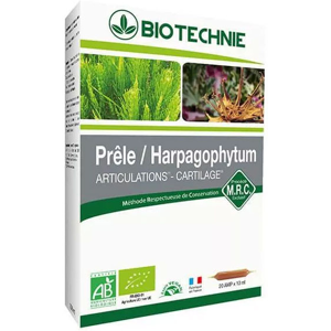 Biotechnie Prele Harpagophytum Bio 20 ampoules