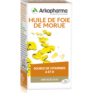 Arkopharma Arkogelules Huile de Foie de Morue 60 capsules