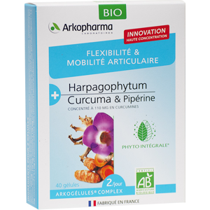 Arkopharma Arkogelules Complex Flexibilite & Mobilite Articulaire 40 gelules